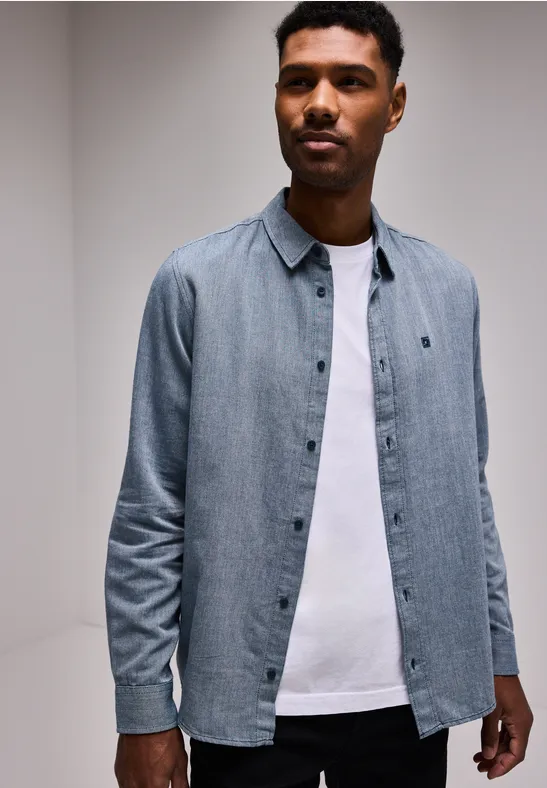 Street One Two Tone Flannelhemd VIP-Rabatte