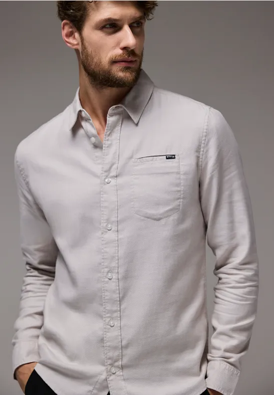 Street One Strukturhemd im Slim Fit Discount Store für neue Produkte