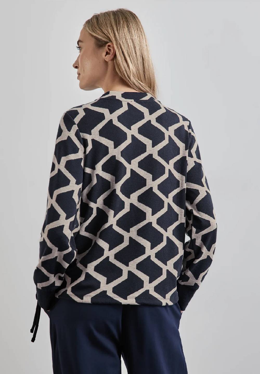 Street One Jaquard Langarmshirt Speichern exportieren