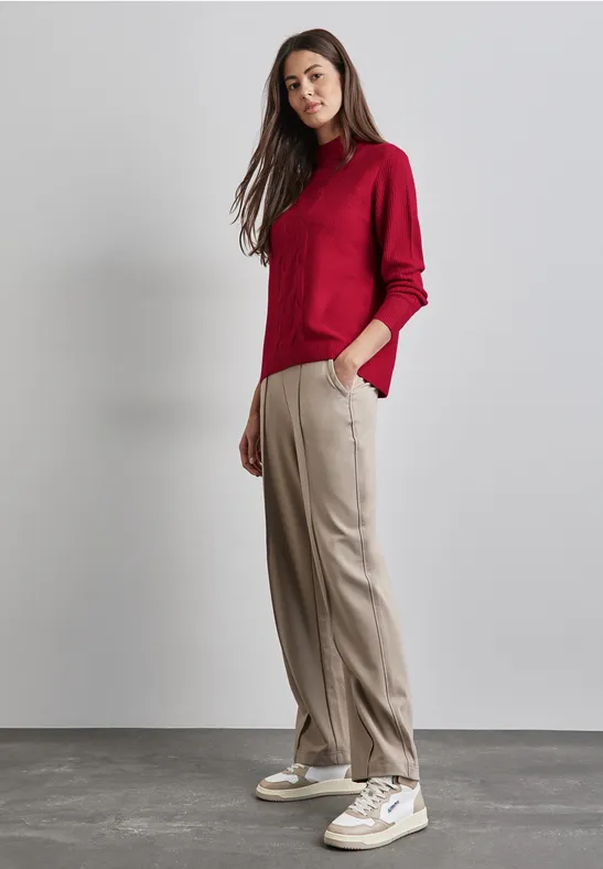 Street One Pullover mit Strickmuster zollfrei