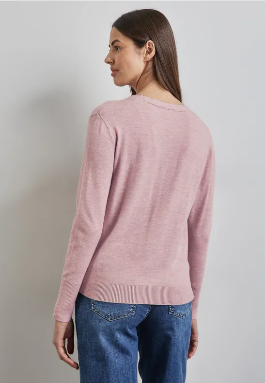 Street One Strickpullover mit Details Günstiger Verkauf