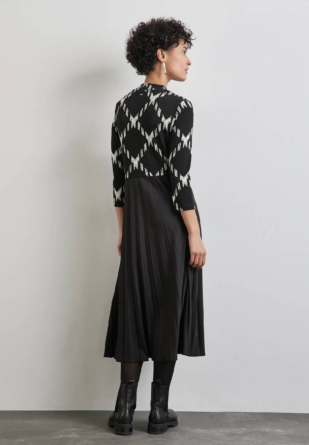 Street One Gemustertes Midi-Kleid Fabrikverkauf