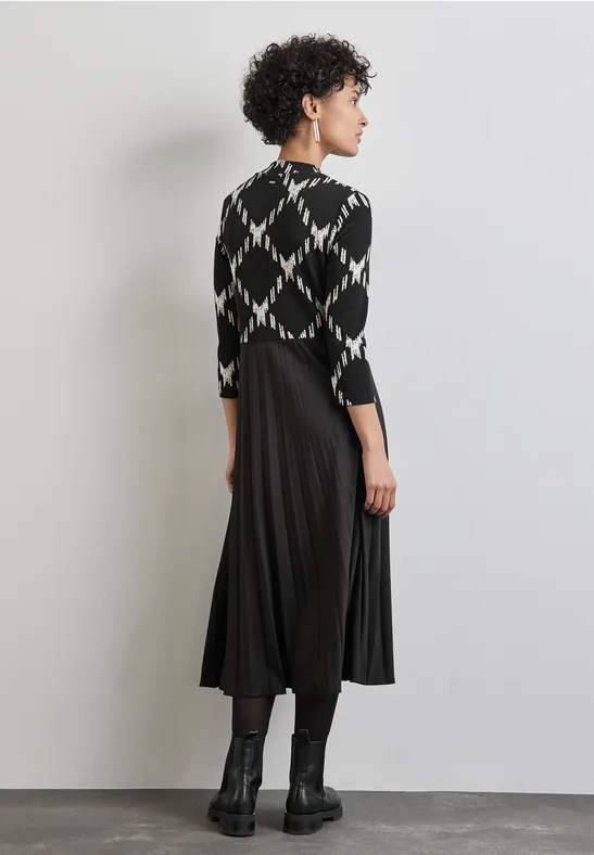 Street One Gemustertes Midi-Kleid Fabrikverkauf