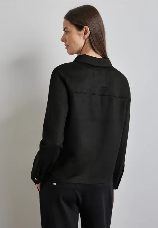 Street One Overshirt im Velours-Look Großer Ausverkauf