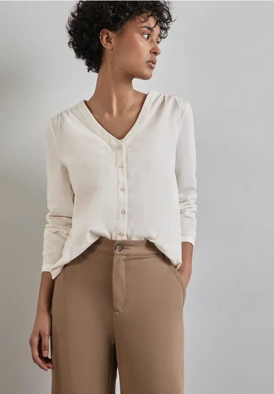 Street One Cord-Bluse mit Knopfleiste Black Friday