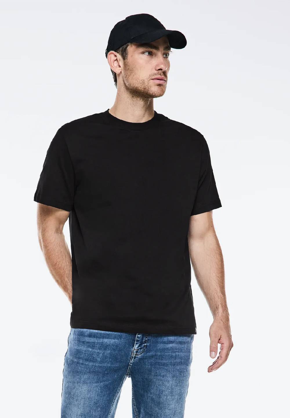 Street One Basic T-Shirt in Unifarbe Valentinstagsangebot