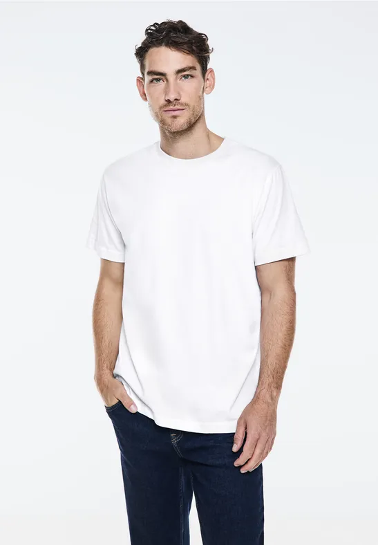 Street One Basic T-Shirt in Unifarbe Top Angebot