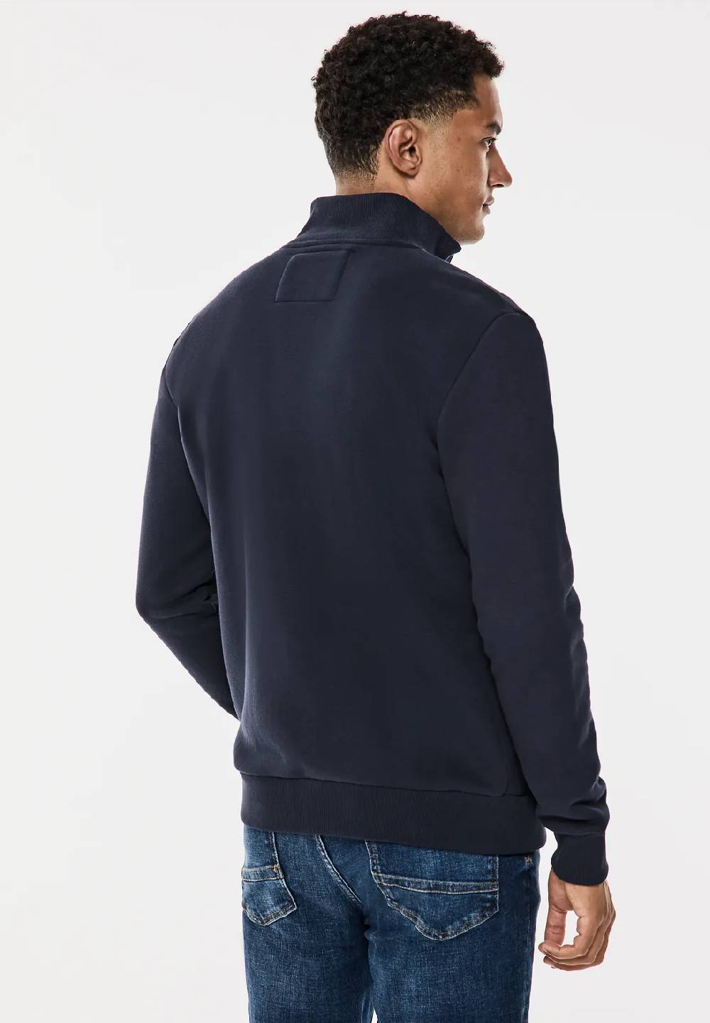 Street One Sweatjacke mit Materialmix Tiefpreis