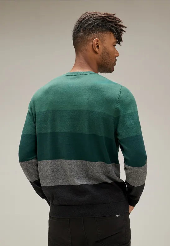 Street One Pullover mit Streifenmuster Letzte 2 Tage