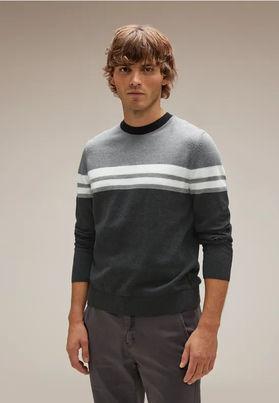 Street One Gestreifter Strickpullover Bis zu 65% Rabatt