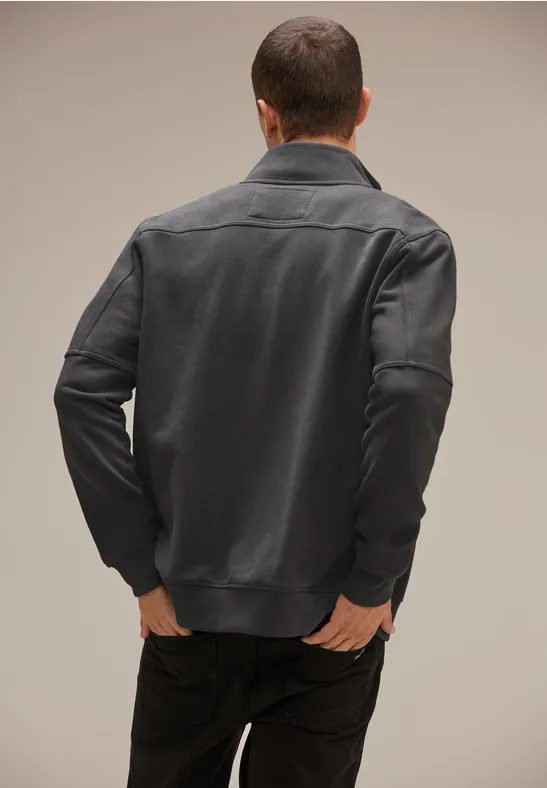 Street One Sweatjacke mit Stehkragen Nur für heute