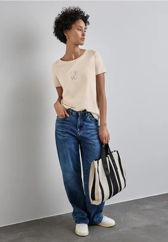 Street One T-Shirt mit Wording Verkauf