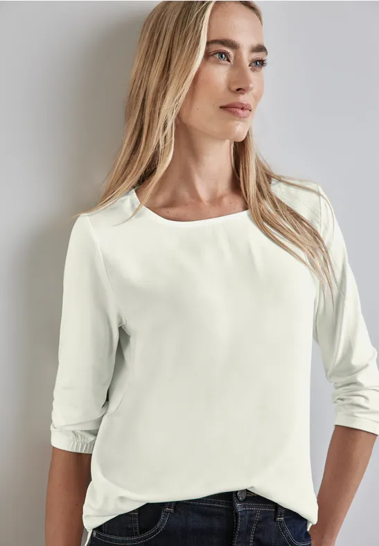 Street One Materialmix-Shirt Hotsell