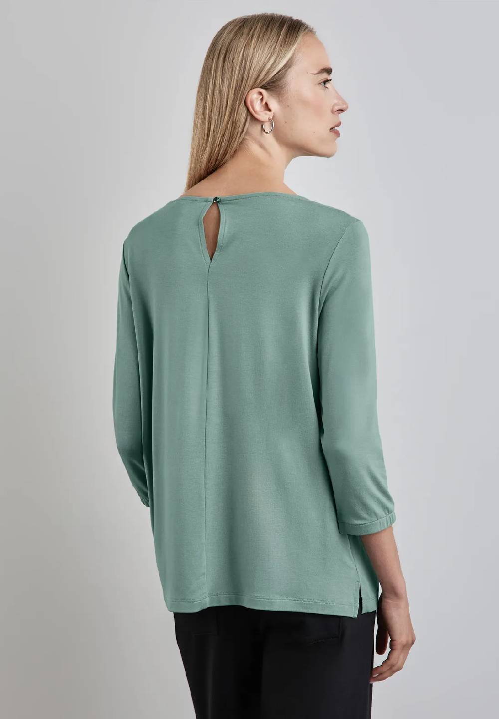 Street One Materialmix-Shirt Schlussverkauf