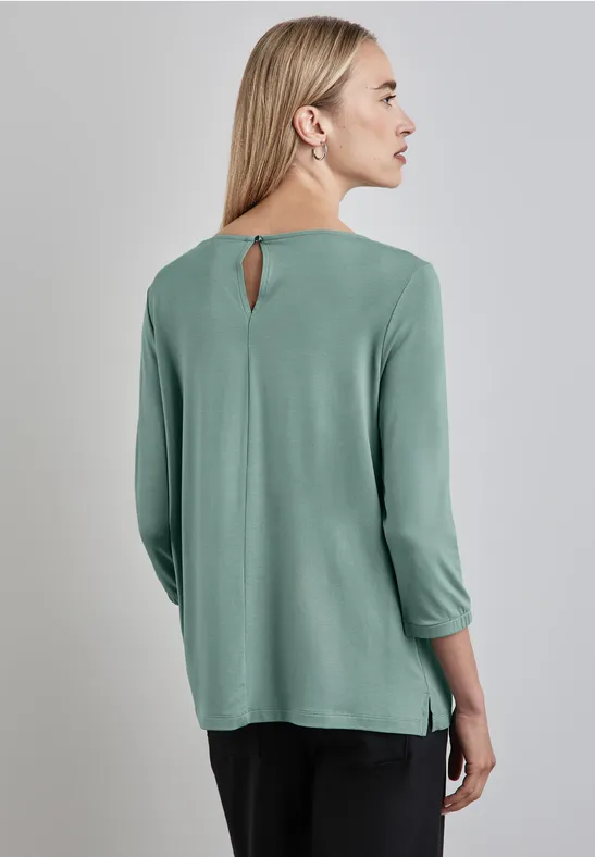Street One Materialmix-Shirt Schlussverkauf