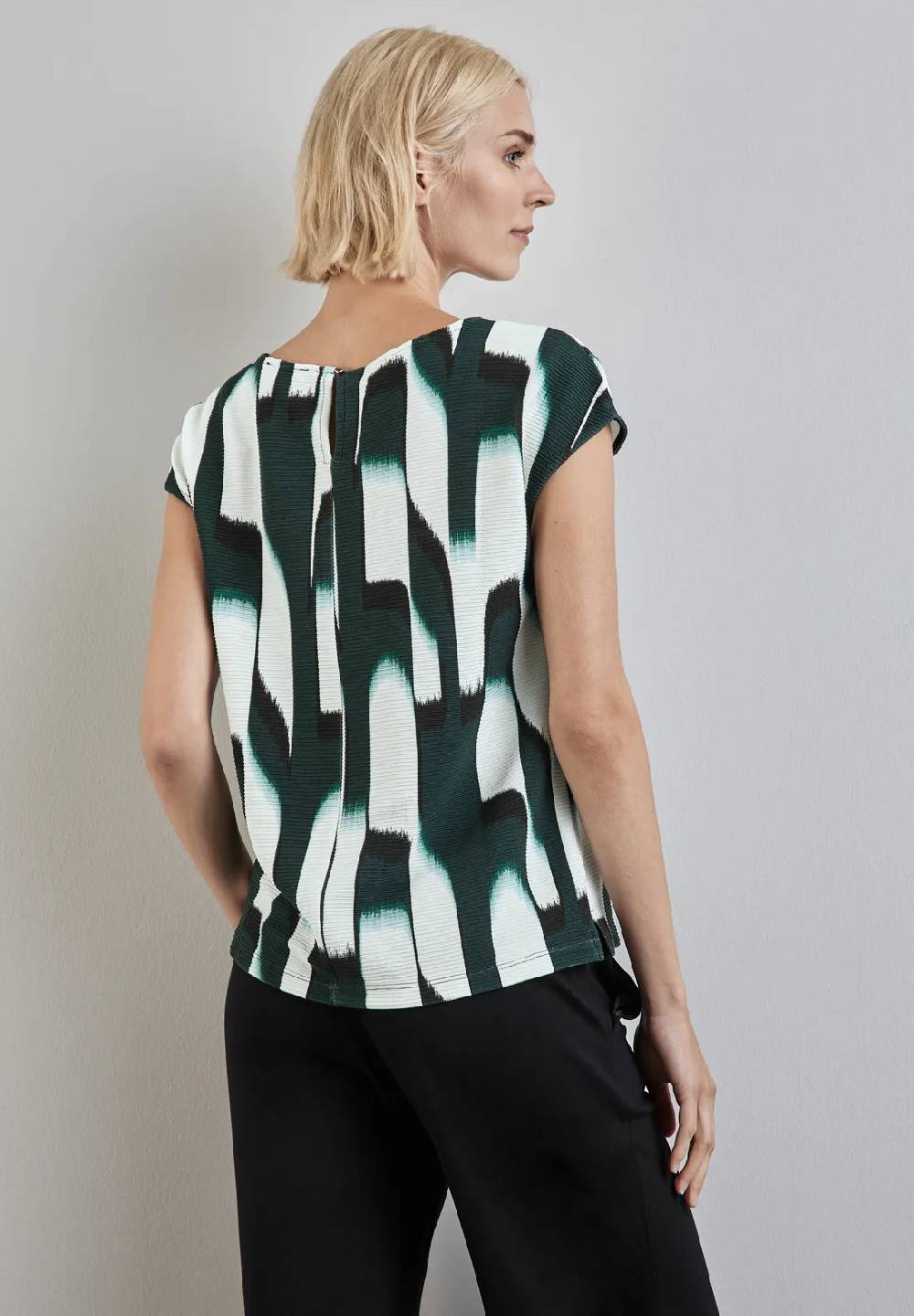 Street One Bedrucktes Ottoman-Shirt Blitzverkäufe