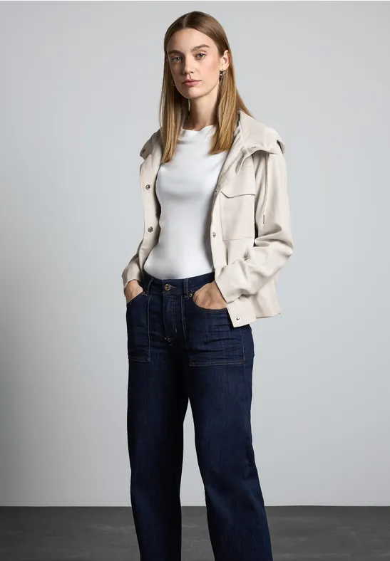Street One Kurze Jacke mit Kapuze Exklusivangebot