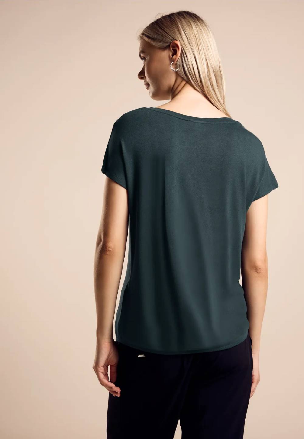 Street One T-Shirt mit Glanz-Detail Black Friday