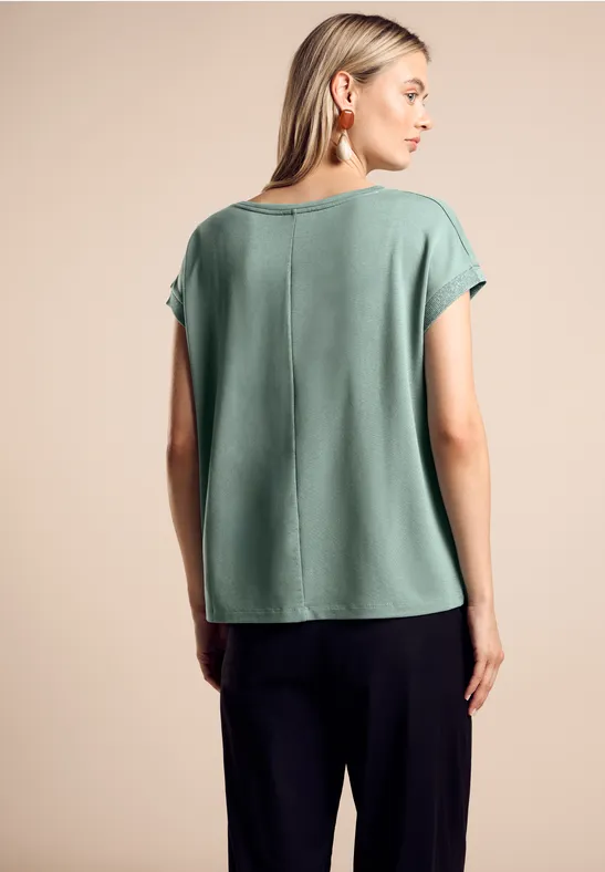Street One T-Shirt mit Wording Cyber Monday