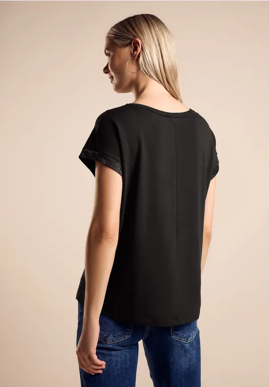 Street One T-Shirt mit Wording Weihnachtsangebot