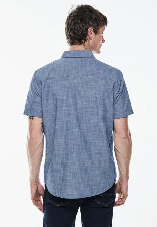 Street One Chambray Kurzarmhemd Große Rabatte