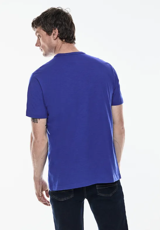 Street One Slub T-Shirt mit Print Super Sparpreis