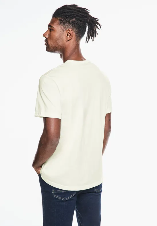 Street One T-Shirt mit 3D Wording 50% Rabatt mit kostenlosem Versand