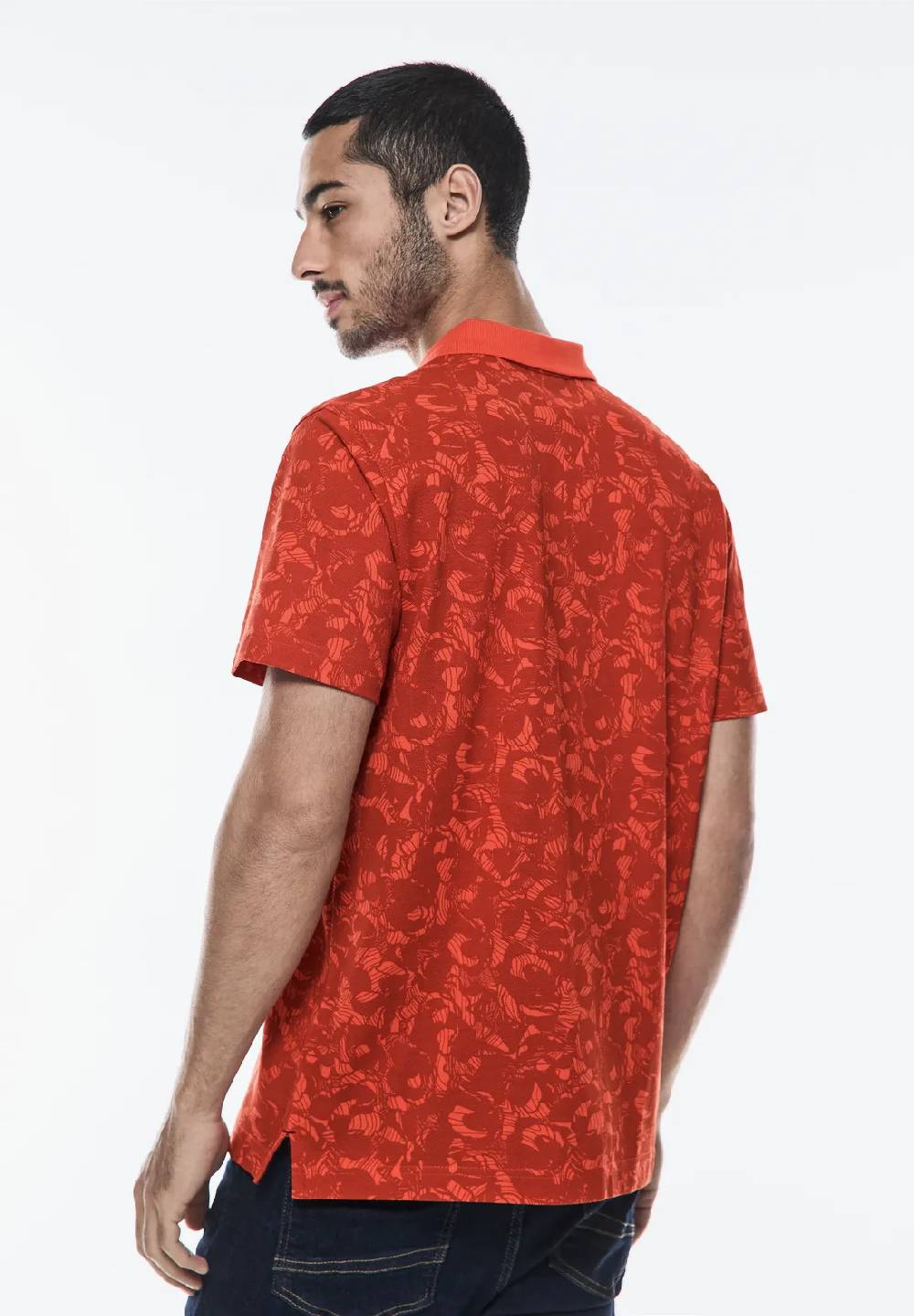 Street One Piquée Print Poloshirt Fabrikladen