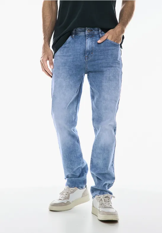 Street One Bleached Regular Fit Jeans - Style SURFER Black Friday Preise