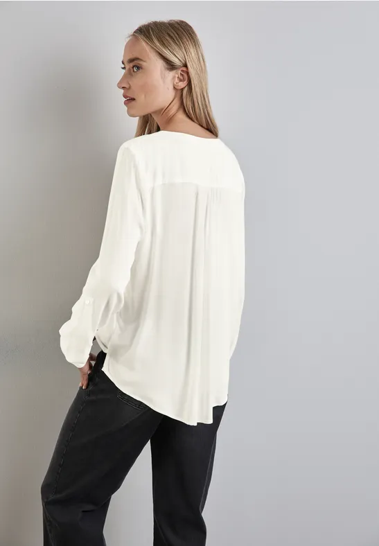 Street One Basic Bluse in Unifarbe Günstig kaufen