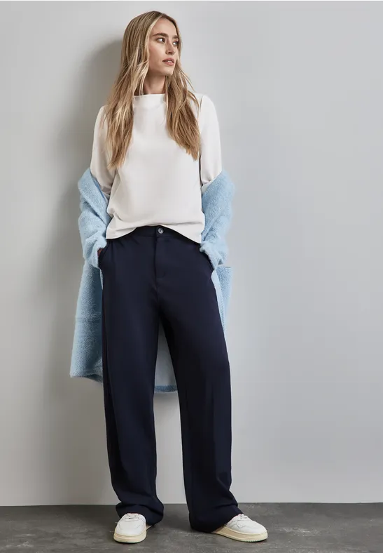 Street One Turtleneck Struktur-Shirt Jubiläumsangebot