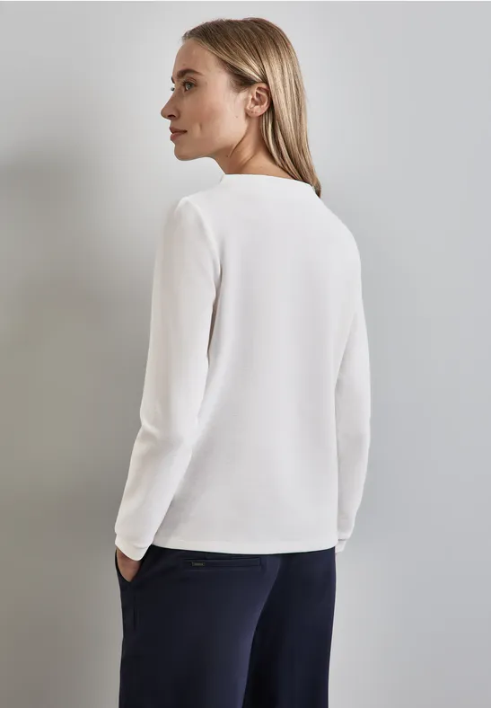 Street One Turtleneck Struktur-Shirt Jubiläumsangebot
