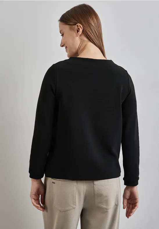Street One Turtleneck Struktur-Shirt Neueste Mode