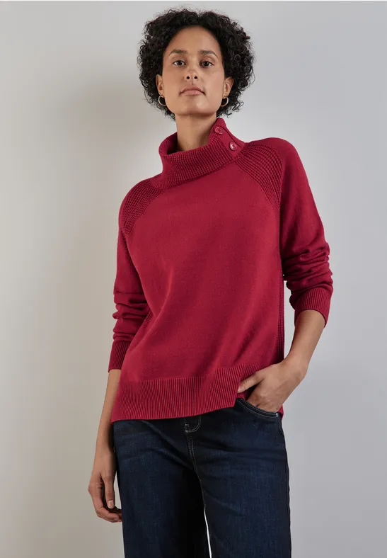 Street One Pullover mit Stehkragen Große Rabatte
