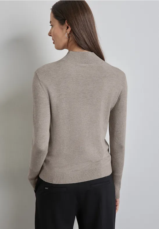 Street One Basic Turtleneck Pullover Bestseller