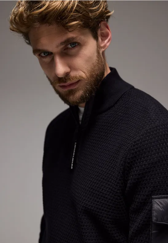 Street One Materialmix Pullover Neueste Stile