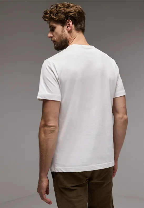 Street One T-Shirt mit Chestprint Zeitbegrenzte Promotion