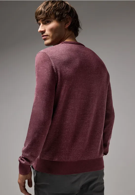 Street One Pullover in Two Tone Optik Nur für heute