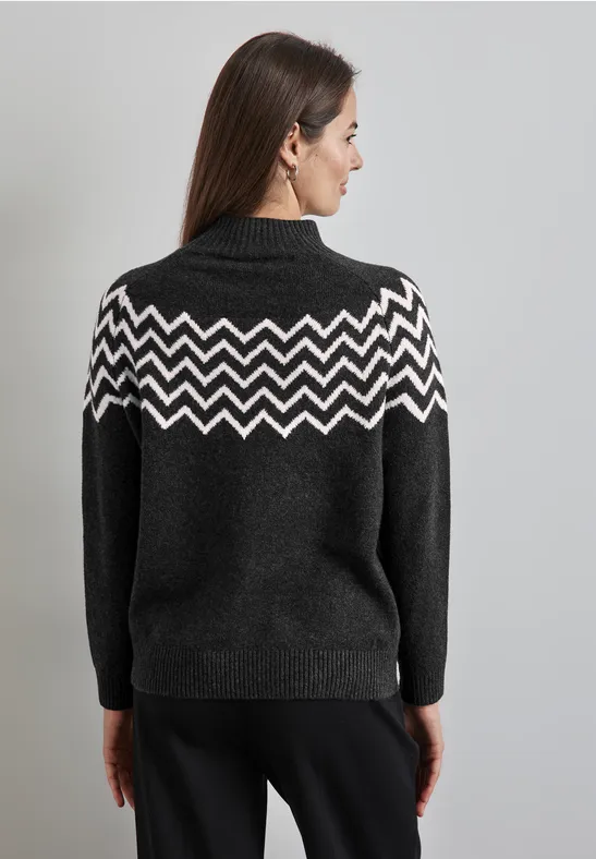 Street One Pullover mit Stehkragen 50% Rabatt für begrenzte Zeit