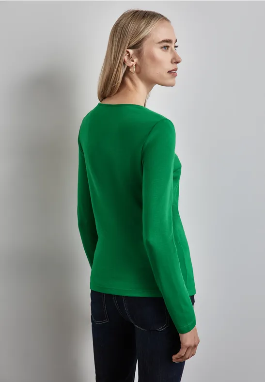 Street One Shirt mit Herzausschnitt Verkauf