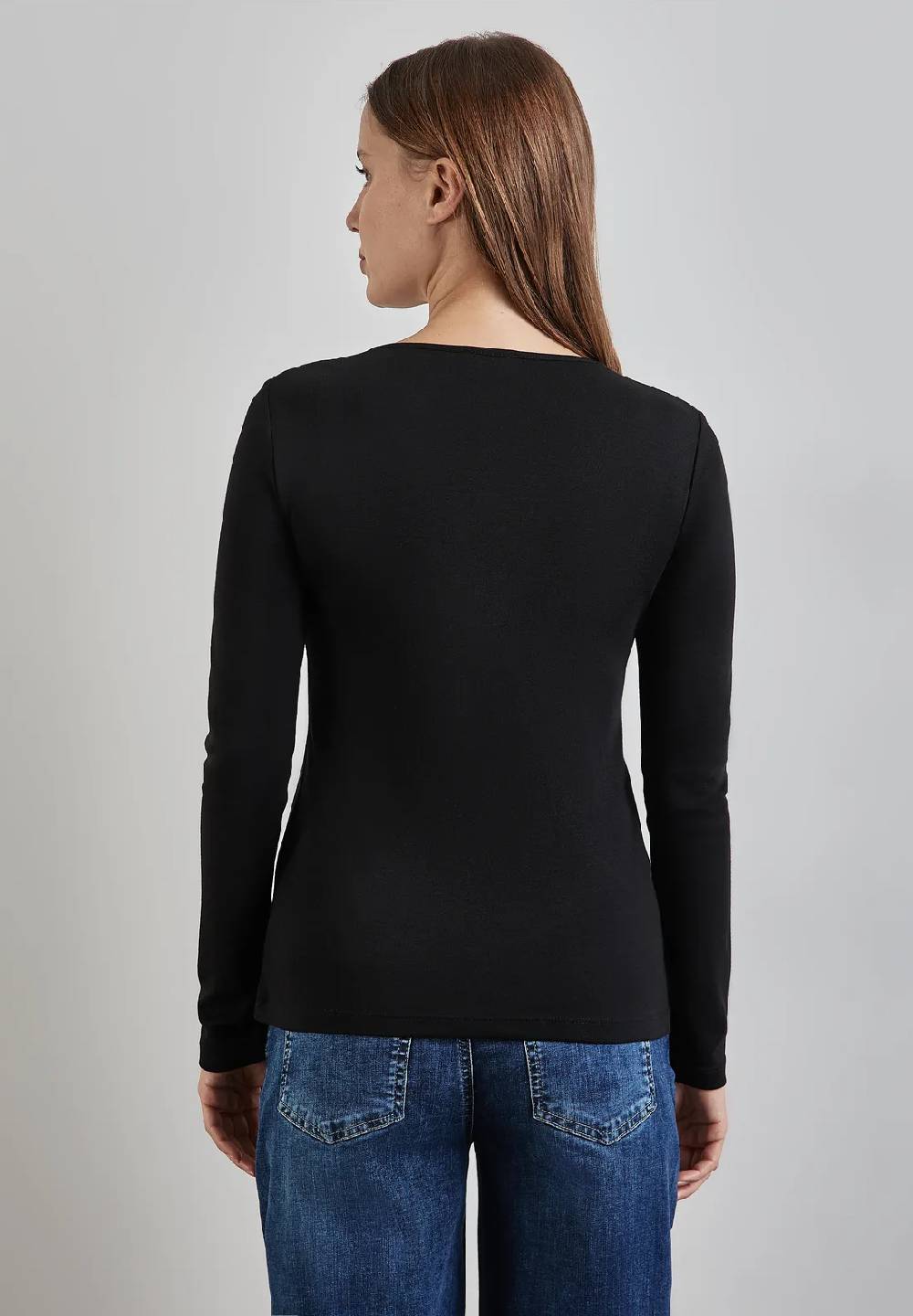 Street One Shirt mit Herzausschnitt Blitzverkäufe