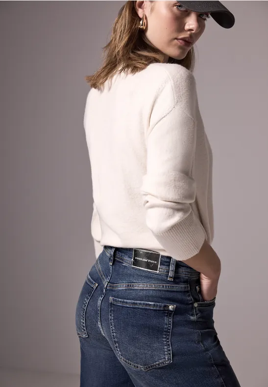 Street One Jeans mit Glitzer-Details Limitierter Zeitrabatt
