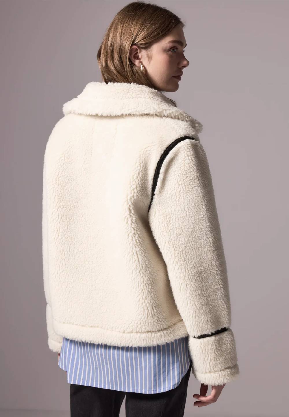 Street One Teddy Jacke mit Details Sonderangebot
