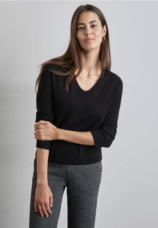 Street One Strickpullover mit Details Rabatt