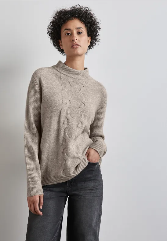 Street One Pullover mit Strickmuster Großer Ausverkauf
