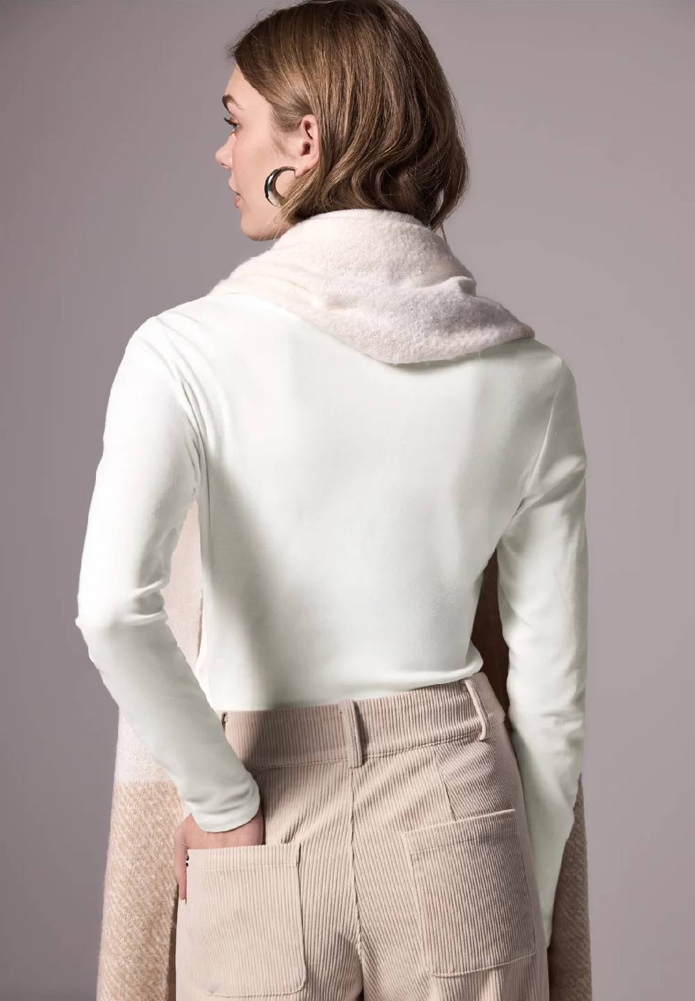 Street One Shirt mit Rippstruktur Vatertagsangebot