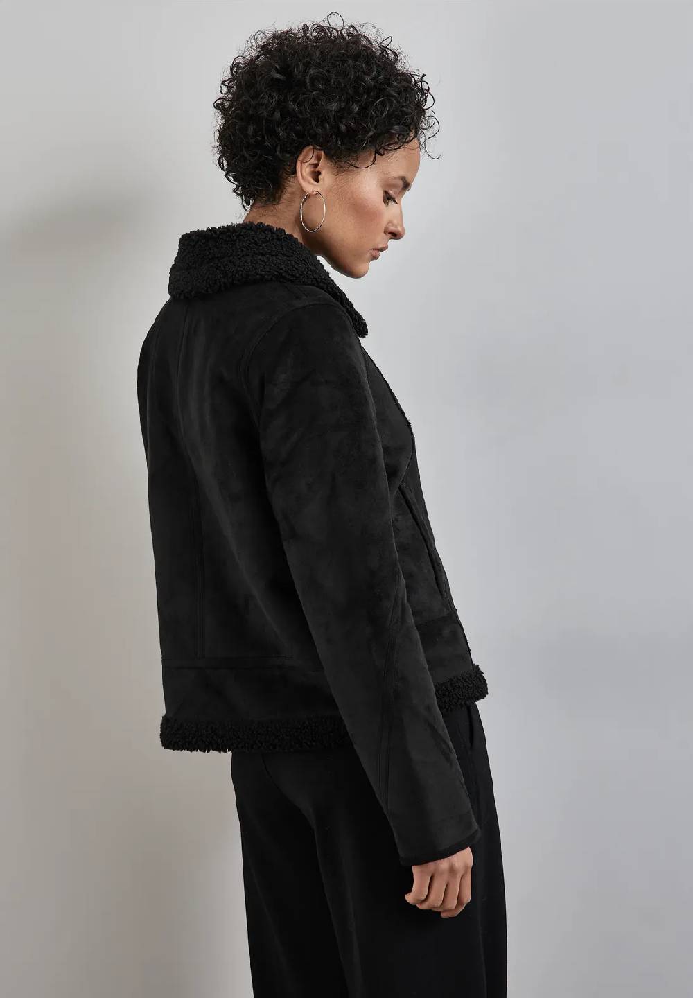 Street One Kurze Jacke mit Teddy-Fell Heißer Verkauf