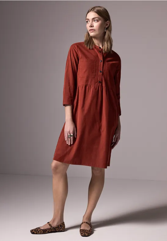 Street One Cordkleid mit Volant Letzter Tag