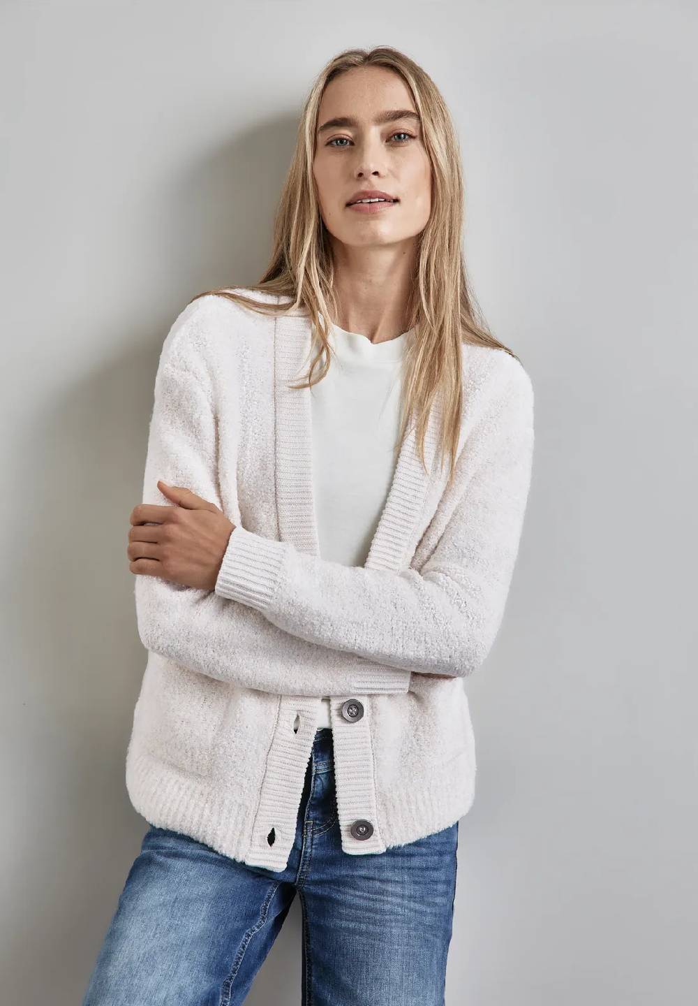 Street One Bouclé-Cardigan