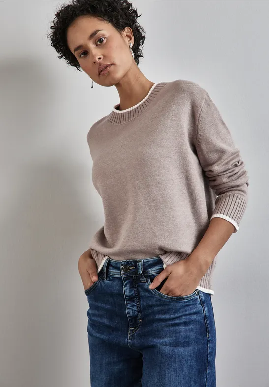 Street One Pullover mit Tipping Bis zu 60% Rabatt